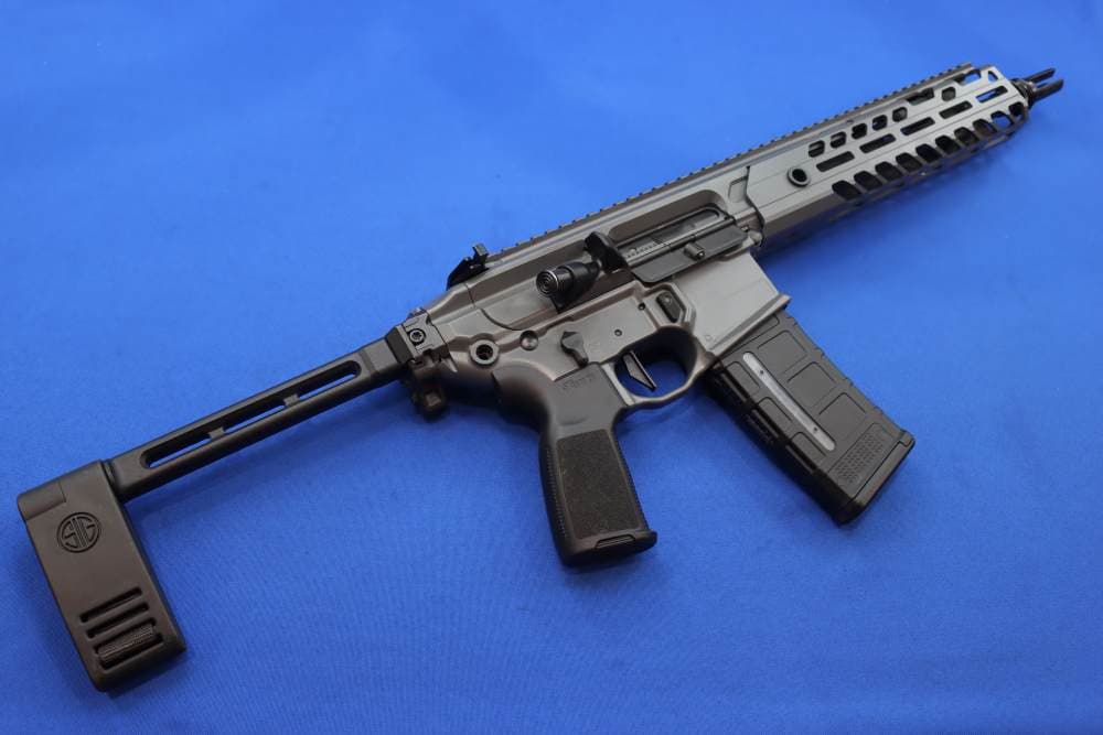 Sig Sauer MCX Virtus AR Pistol 5.56 NATO Gray Geissele 30rd Brace Piston SA