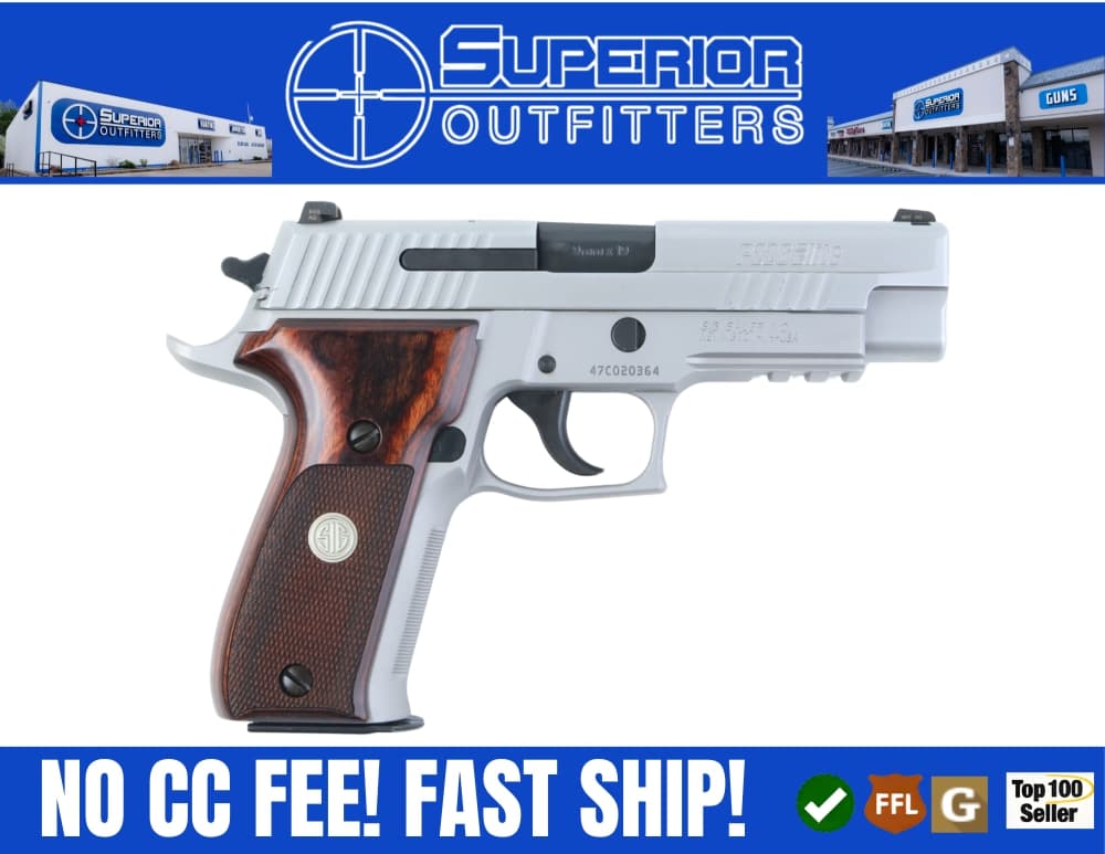 Sig Sauer P226 Elite 9mm 4.4" Stainless Full Size Semi Auto Pistol E26R-9-A