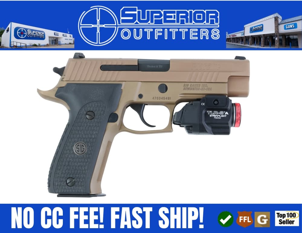 Sig Sauer P226 Emperor Scorpion 9mm 4" FDE Pistol w/ TLR-8A