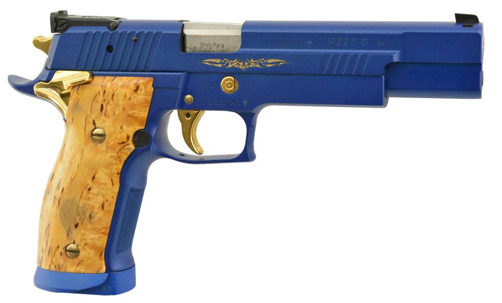 Scarce Sig Sauer P226S X-Six Scandic Blue Master Shop Germany 9mm
