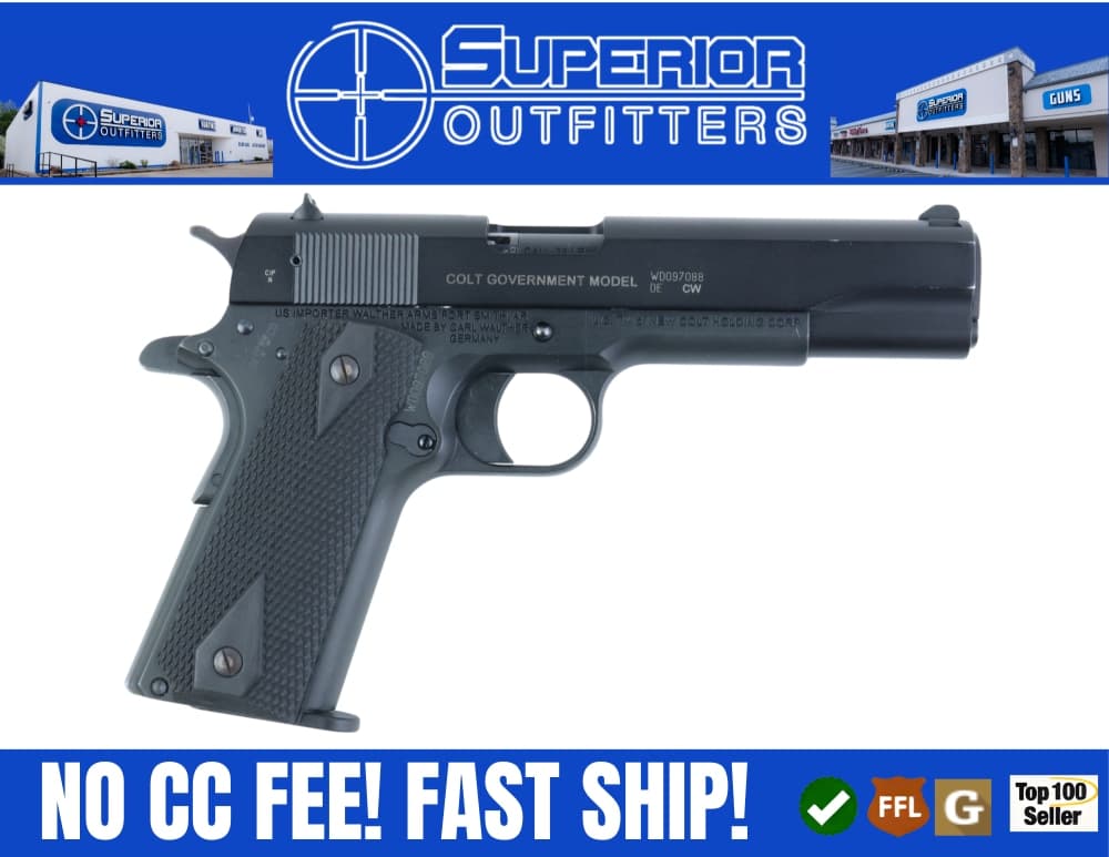 Walther Colt Government Model .22 LR 5" Rimfire 1911 Pistol