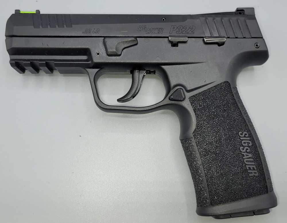 Sig Sauer P322 22LR 4" Fiber Optic Sights 10+1 Optic Ready