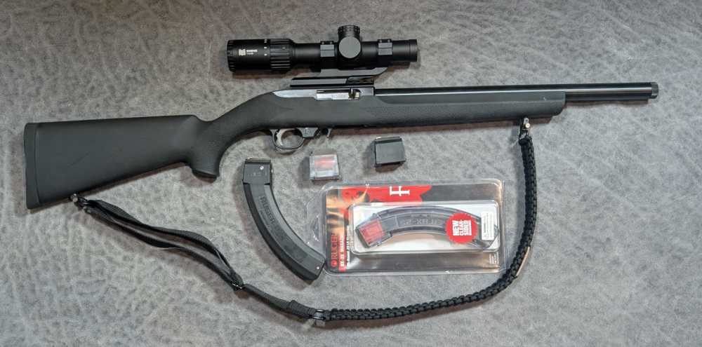 Ruger 10/22 BX Trigger Banshee 1-6x24 Scope (4) Mags 10rd 25rd
