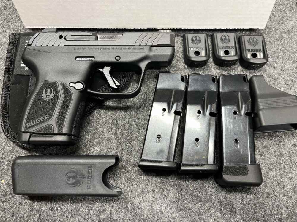 Ruger LCP Max w 4 Mags .380 Mcarbo Trigger 13716 Penny Start