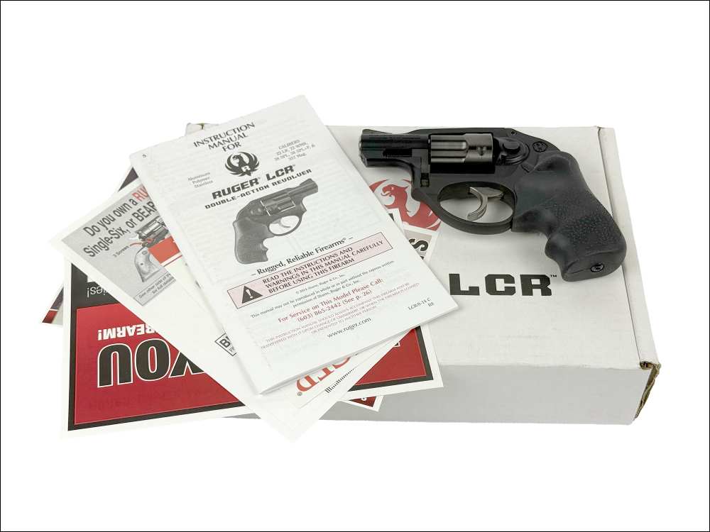 Mint - RUGER LCR 38 Special +P 5 Shot 1.87" Snub Nose - Full Set