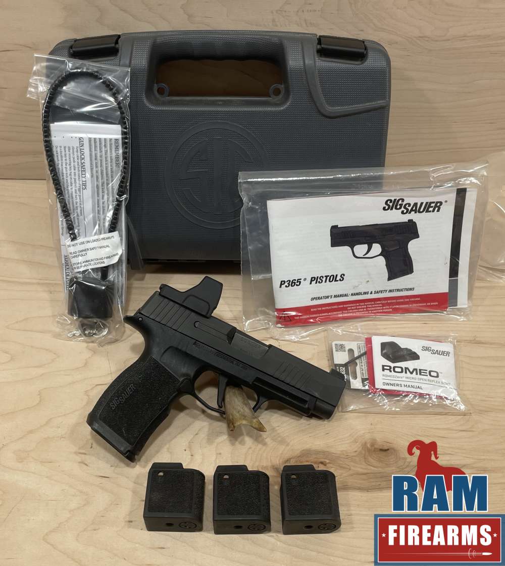 *VERY NICE* SIG SAUER P365 XL, 9MM, 3.7" BBL., SIG ROMEO ZERO RED DOT