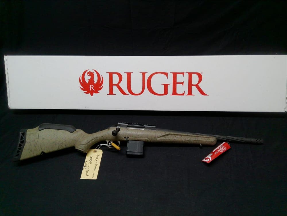 Ruger American Gen II Ranch 300 Blackout 16" 5/8X24 Unfired Condition!