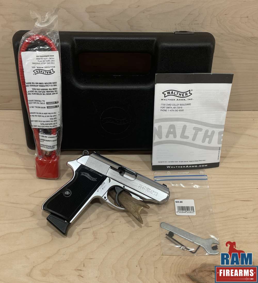 *LNIB* WALTHER PPK/S, .22 LR, 3.3” BBL., STAINLESS STEEL, MADE IN GERMANY