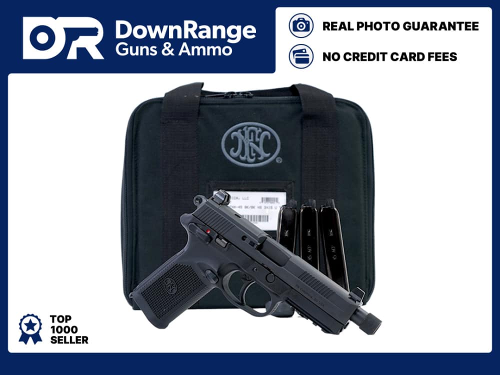 FN FNX-45 TACTICAL | 45 ACP | 5.3" THREADED | OPTICS READY | 3 MAGS + CASE
