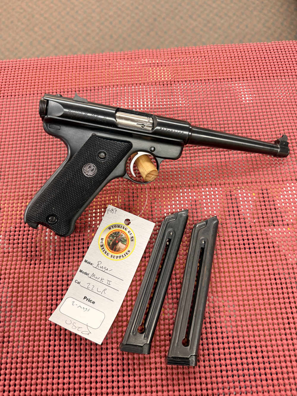 Ruger mark II 6” barrel 10 round 1987’
