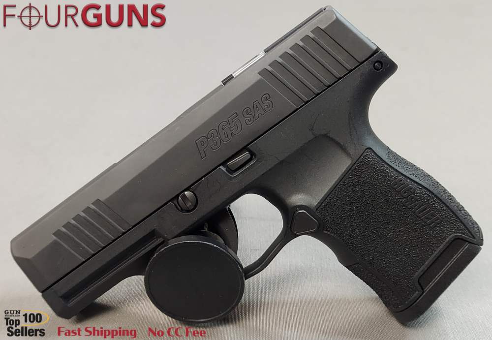 .01 Penny Used Sig Sauer P365 SAS Semi-Auto Pistol 9mm 3.1" Barrel 10 Round