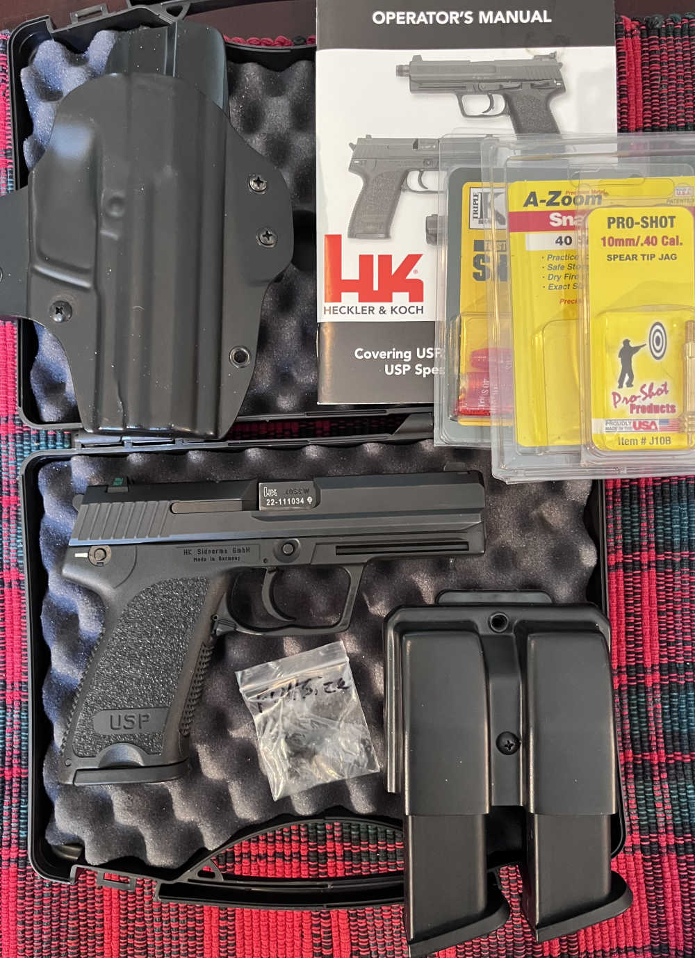 Heckler & Koch HK USP .40 with many extras, Excellent Penny start