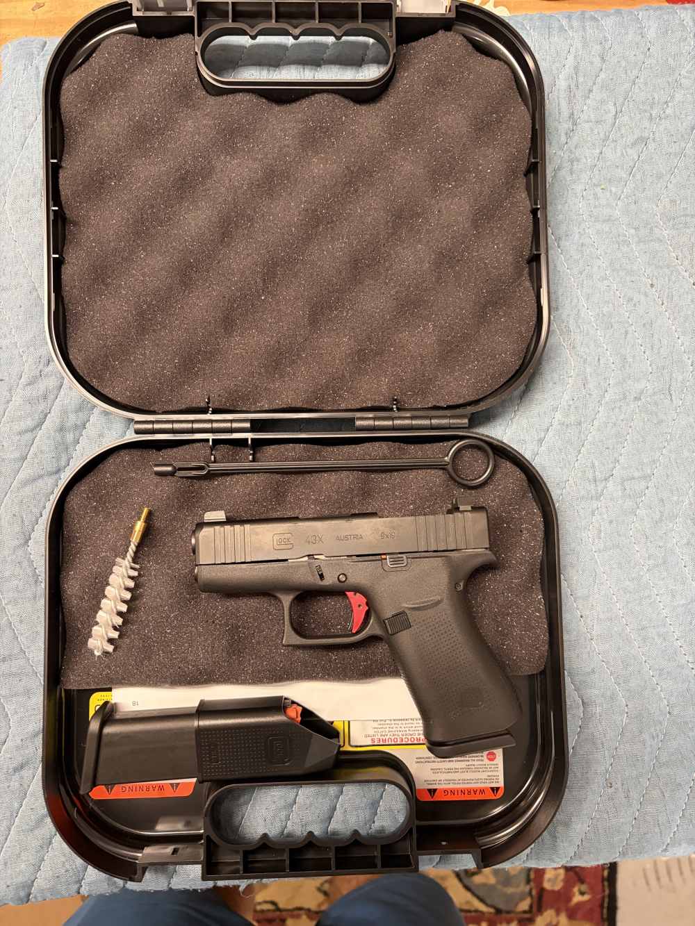 Glock 43X with Holosun-K optic cut made by C&H Precision