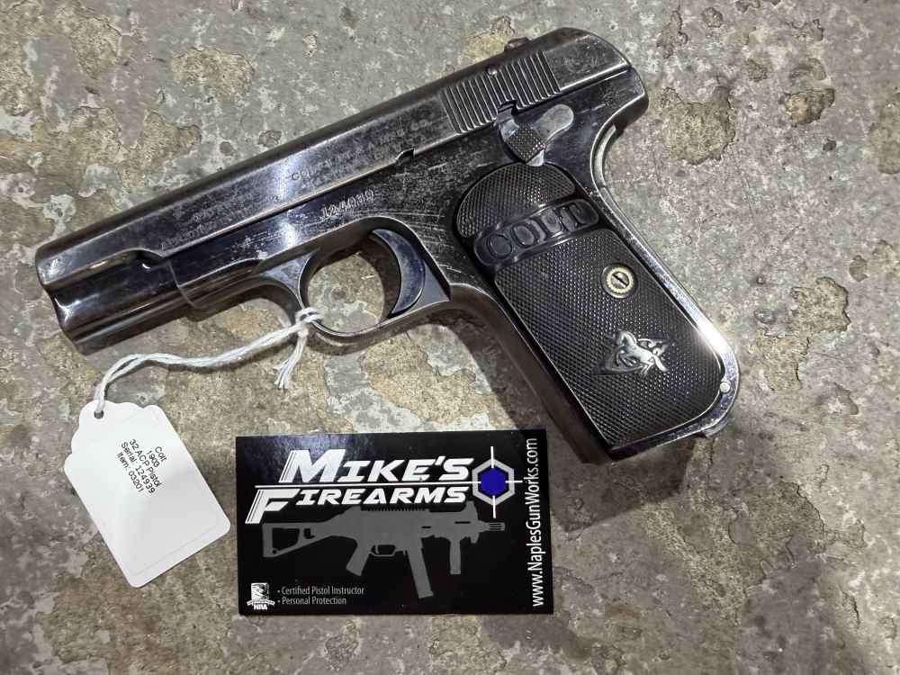 COLT 1903 POCKET HAMMERLESS 32 AUTOMATIC 32acp