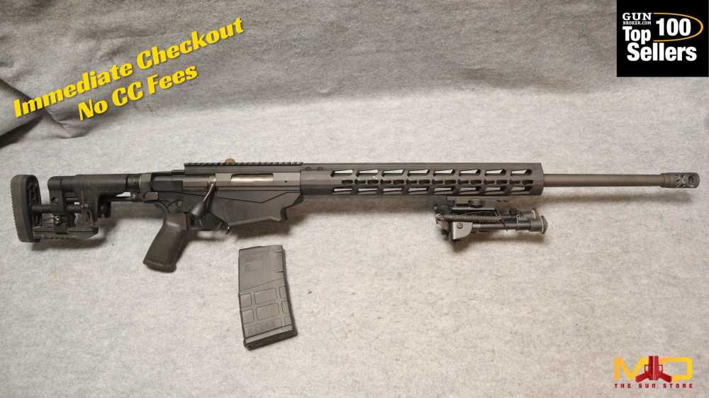 Ruger Precision Rifle 6.5 Creedmoor Great Condition 24" Penny Start!