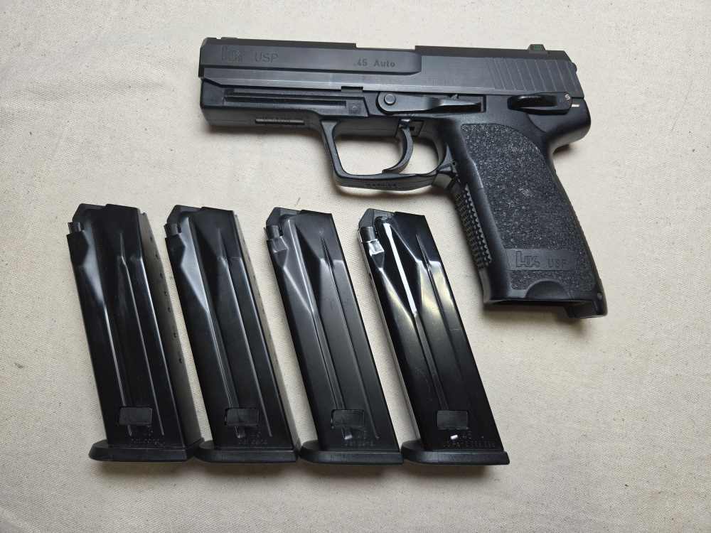 HK USP 45 + 4-10rd Mags Heckler & Koch