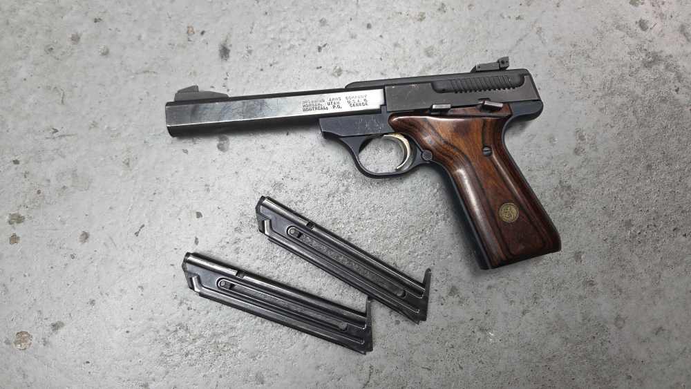 Browning Buck Mark 22LR Pistol 1991 Production (3 Mags)