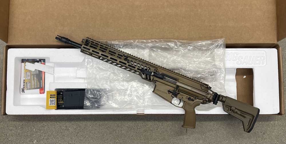 Unfired-Sig Sauer MCX Spear 7.62x51 /.308 Win Rifle Coyote 16" $Super Deal$